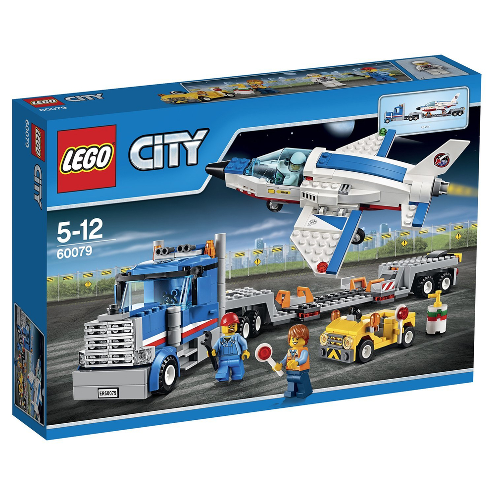 LEGO City: Транспортер для учебных самолетов 60079 — Training Jet Transporter — Лего Сити Город