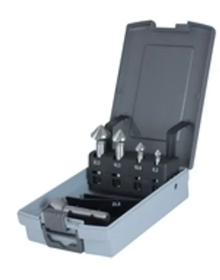 Зенковка Karnasch Ø4,3 мм, с покрытием Blue-Tec, 90°, HSS-XE, DIN 335, арт. 20.1745-010