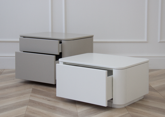 Тумба прикроватная Tammi 1 ящик (белый)