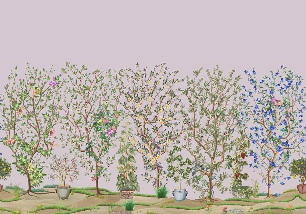 Дизайнерские обои-панно. Коллекция: Garden, Арт.: СК-014-02. Размер: 260 х 370 см.