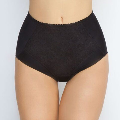 Трусы-макси с высокой линией талии (Размер: 54) (Цвет: черный)