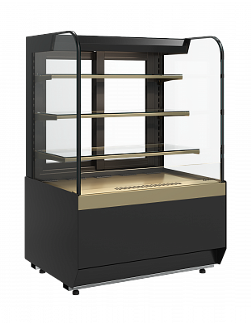 Кондитерская витрина Carboma KR70 VM 1,3-2 STANDARD открытая (RADIUS) (9005-0109)