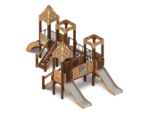 Детский игровой комплекс Королевство (Картонное) ДИК 1.15.04-22 H=900