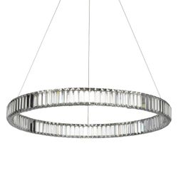 Citilux Чезаре CL338181 LED Люстра хрустальная с пультом Хром