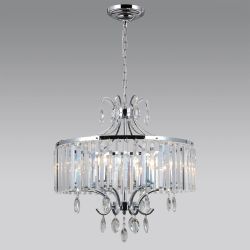 Citilux Инга CL335181 Люстра подвесная хрустальная Хром