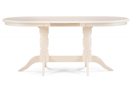 Стол деревянный Woodville Эритрин овальный бежевый