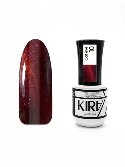 КИРА Гель-лак кошачий глаз №010 10 мл.