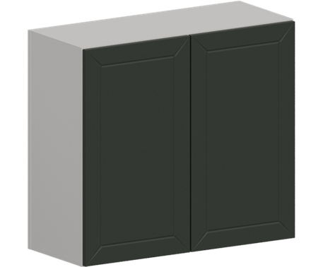 Кухня Модуль ШВ 800 Графит / Насыщенно-зеленый