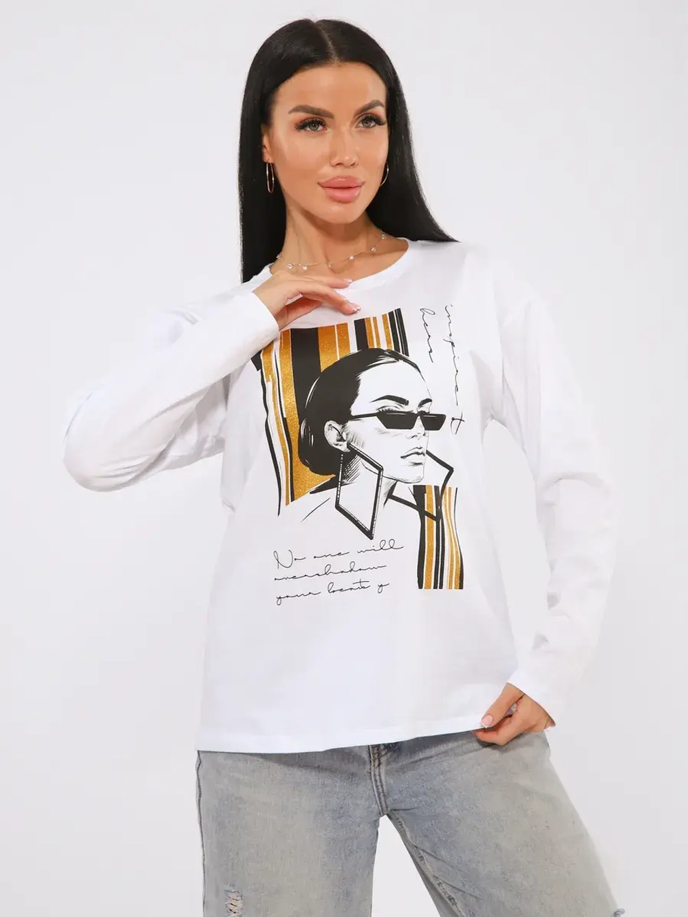 Лонгслив большие размеры