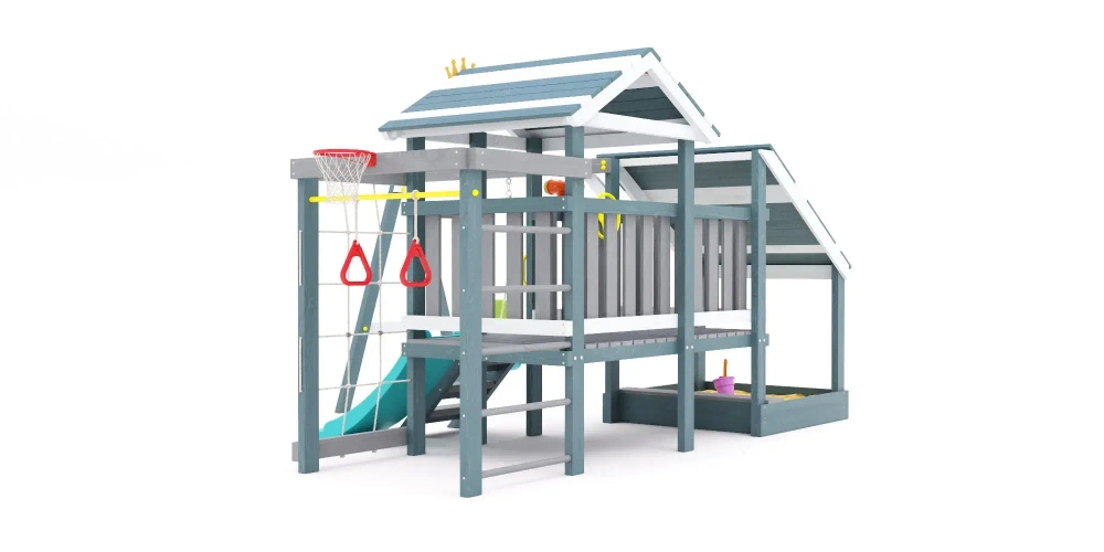 Деревянная игровая площадка для малышей Baby play 12 (Индиго)