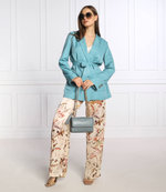 кожаная сумка через плечо fleming TORY BURCH - морской(75576)