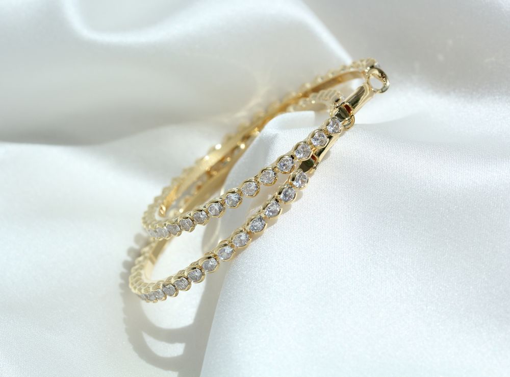 Серьги кольца 5,5см