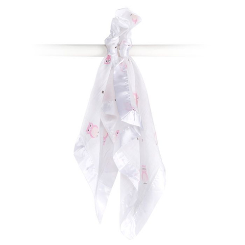 Набор защитных покрывалец Сова в тебя влюблена. Розовый