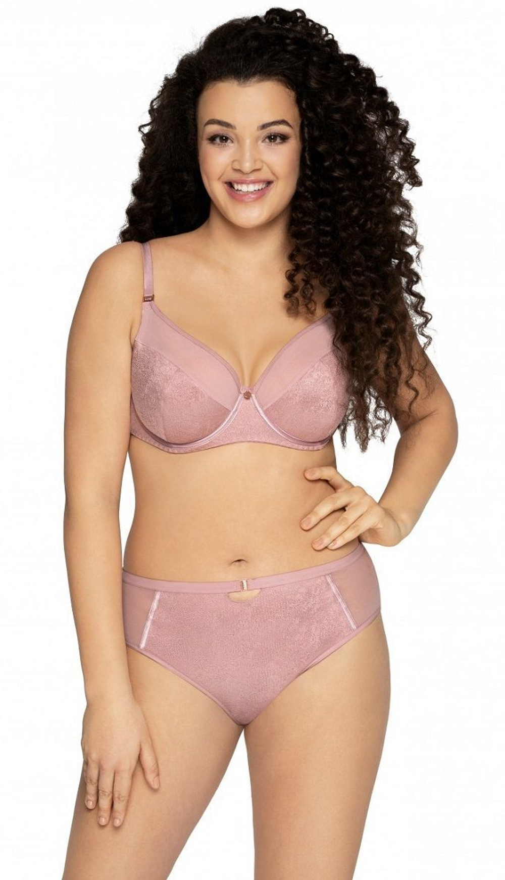 Трусики-слипы с сатиновым блеском материала (Размер: XXXL) (Цвет: нежно-розовый)