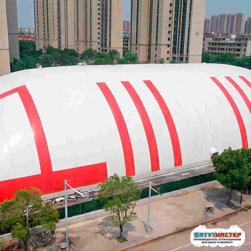 Крытый ледовый каток в надувном куполе «Север», 58×26×13 м