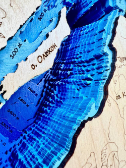 Картина Байкал с подсветкой