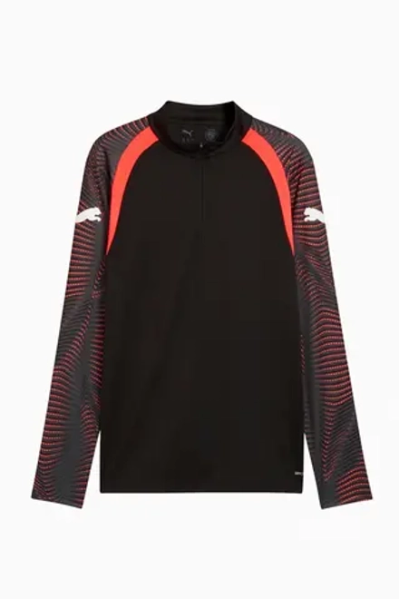 Кофта Puma IndividualFINAL 1/4 Zip Top - черный