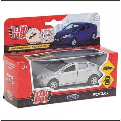 Модель ин. мет. "Ford Focus" 12см. открыв. двери, серебристый SB-16-45-N(SL)-WB (Технопарк)