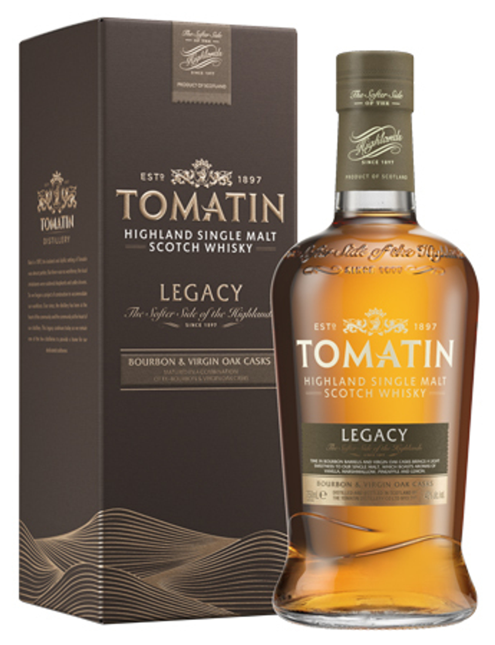 TOMATIN Legacy 43% OF 0,7л п/уп