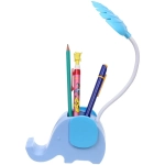 Настольная лампа «Sweet - Слоненок» 13*7*12.5 см LED с подстаканником, USB 0.6-3W, Голубой