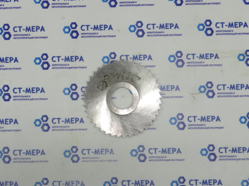 Фреза отрезная по металлу 80х2х22мм. z=40 Р6М5 с фаской без ш/п