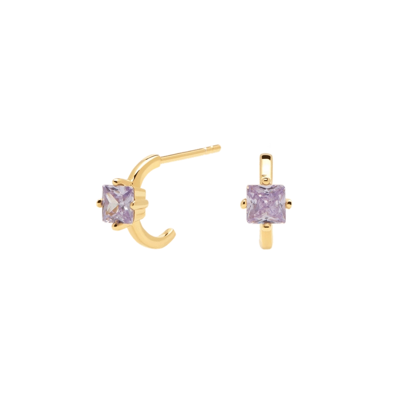 Серьги Лавандовая Лилия