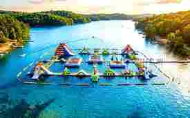 Подберём надувной аквапарк под ваш водоём - бесплатно