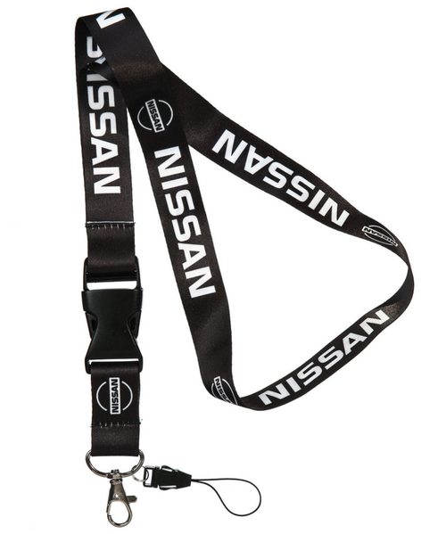 Nissan - Lux / Брелок-лента на шею (для ключей, бейджа) тканевый с логотипом и карабином (1 шт)