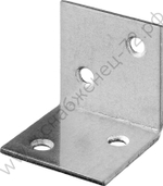 ЗУБР УМШ-1.5 30х30х30 х 1.2 мм, белый цинк, широкий мебельный уголок (31034-30)