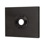 Рамка 1 постовая, скрытый монтаж, Шедель Форест, дерево, цвет угольно-черный BF7-610-119