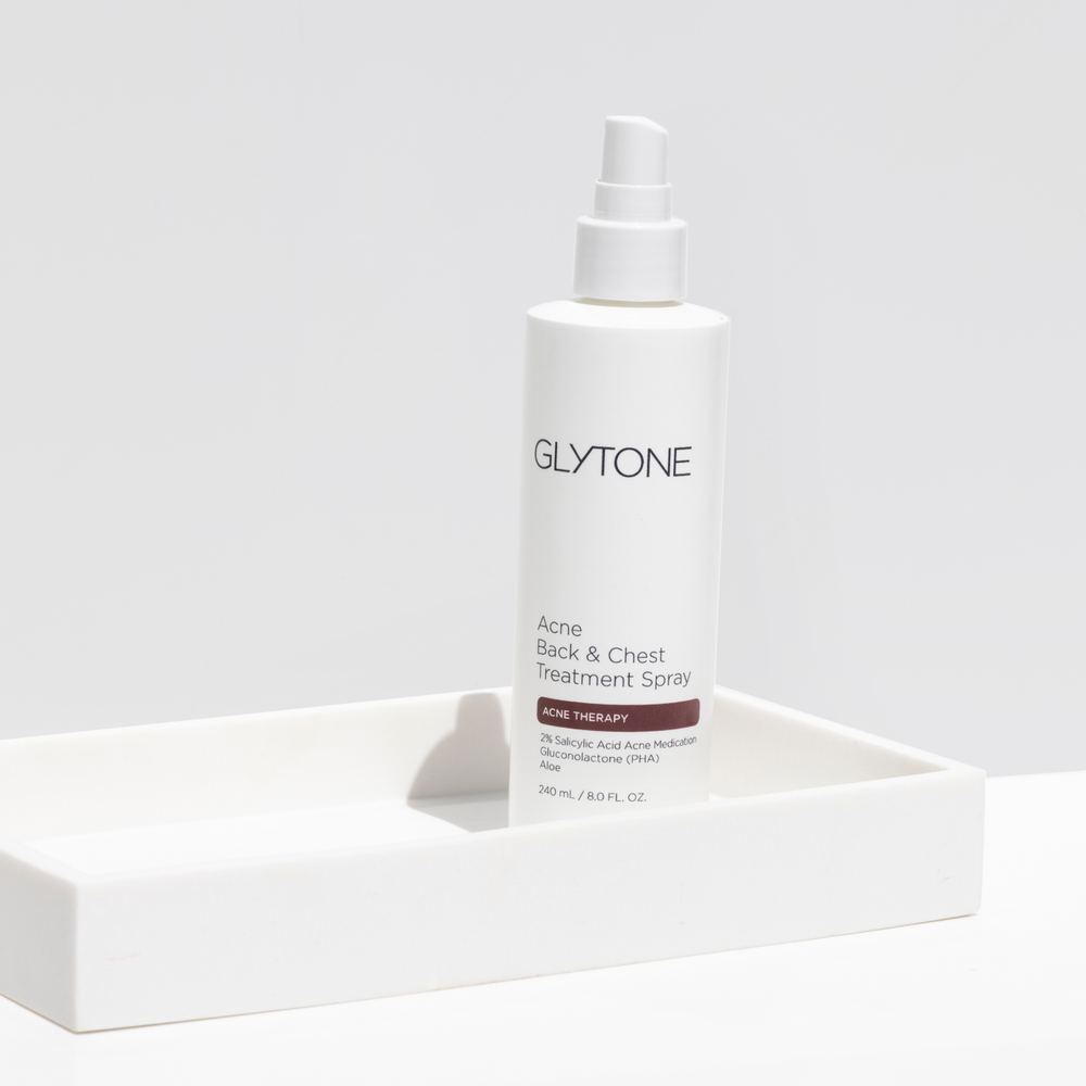ДЕФЕКТ УПАКОВКИ: GLYTONE Спрей для проблемной кожи спины и груди Acne Back & Chest Treatment Spray, 240 мл