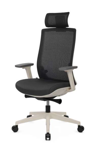 Кресло Forum CH-312A-BS Белый пластик/Серый