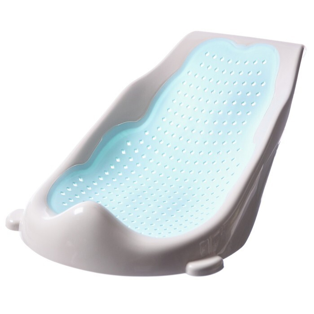 6895050 Горка для купания, цвет белый/голубой