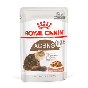 Пауч Royal Canin Ageing +12 для стареющих кошек в возрасте старше 12 лет, мелкие кусочки в cоусе