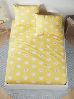 Постельное белье перкаль Сказка "Жизель" 2-спальное Наволочка 50х70 см 2 шт Простынь на резинке 160x200 см Пододеяльник 175x215 см