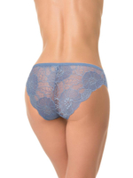 Трусики-бразилиана с задней частью из кружева (Размер: M) (Цвет: черный)