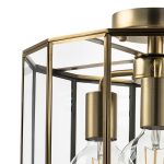 798231 Люстра GENNI 3х40W E27 ЛАТУНЬ/ПРОЗРАЧНЫЙ