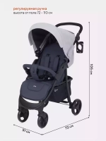 Коляска детская RANT basic "KIRA" RA090 Grey
