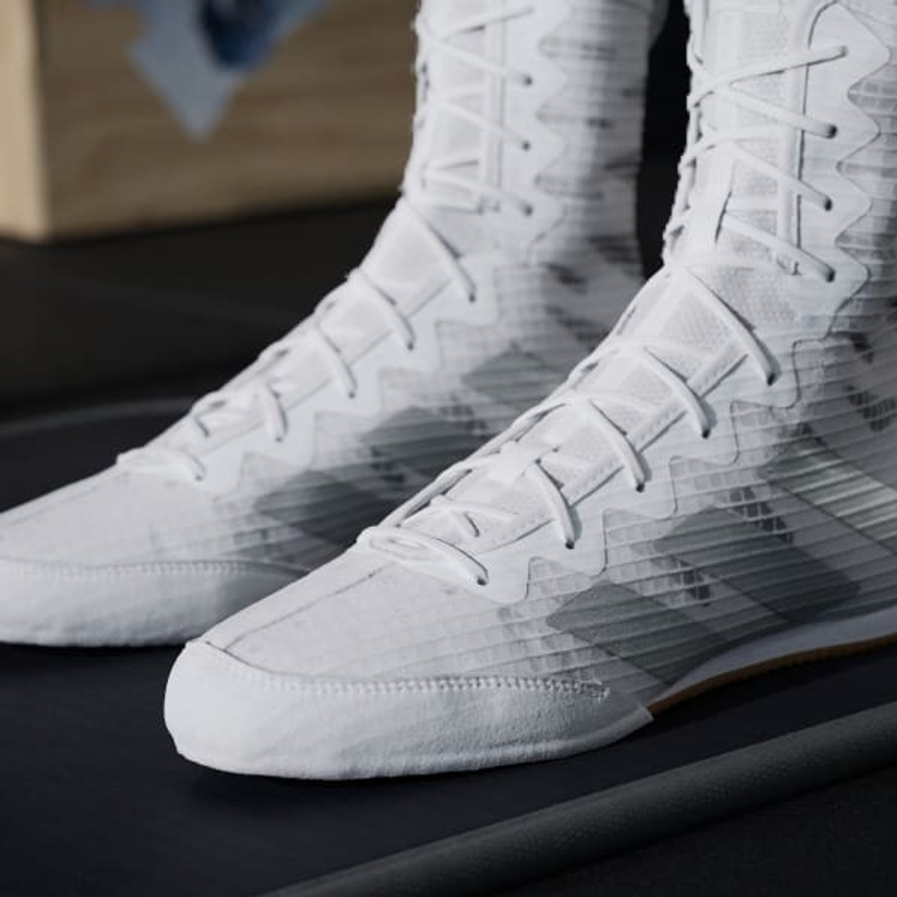 Adidas Высокие кроссовки Box Hog 4, серебристый
