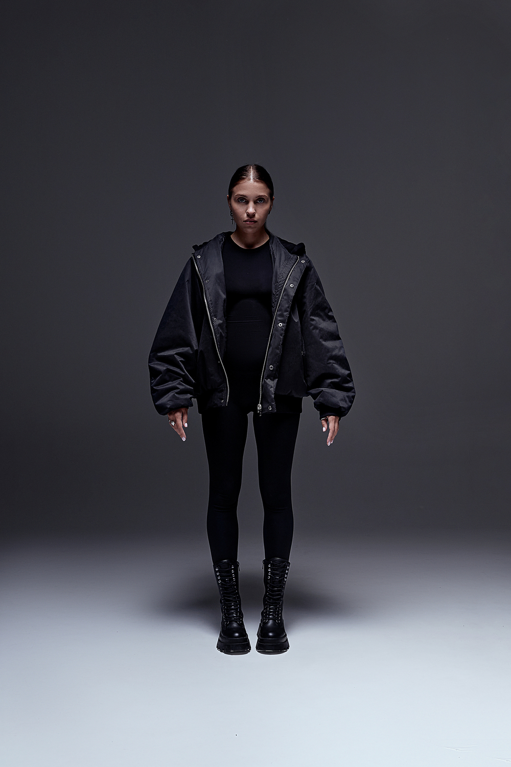Бомбер Peach Black
