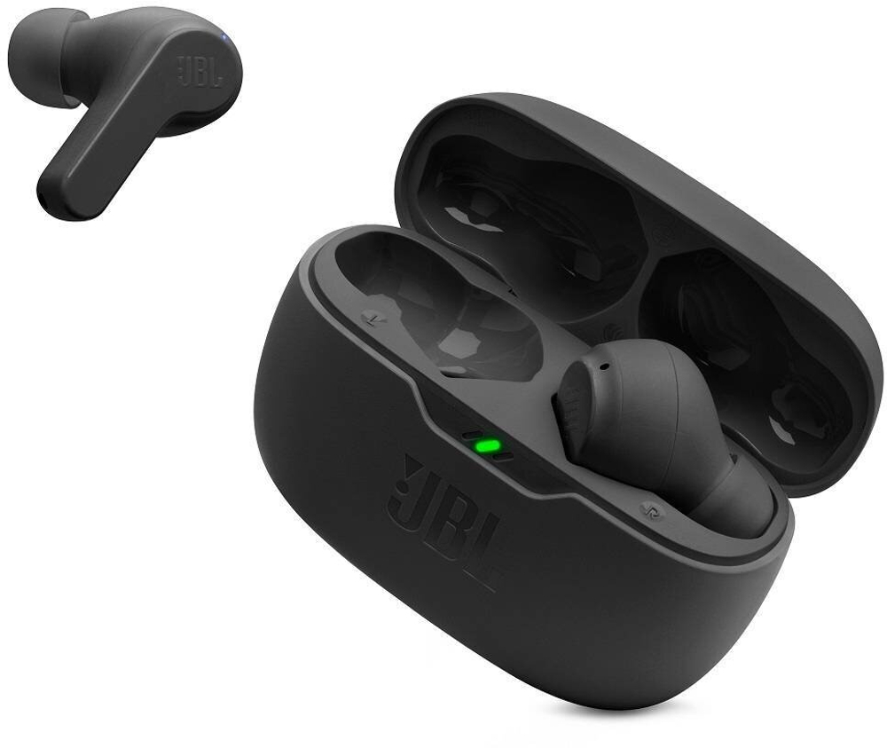 Беспроводные наушники JBL Wave Beam, USB Type-C, черный