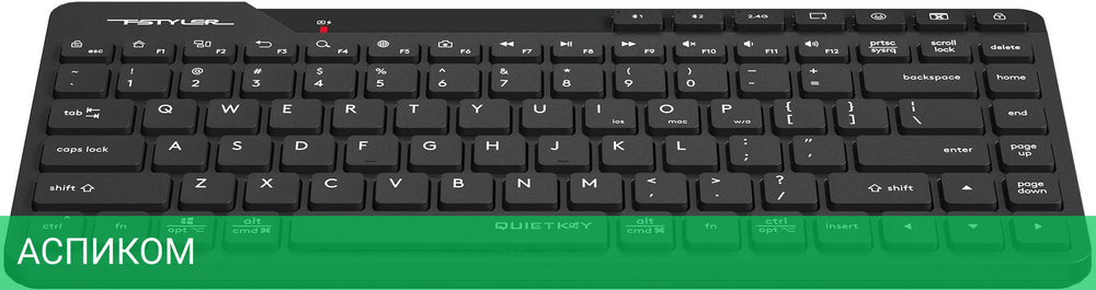 Клавиатура A4Tech Fstyler черный (FBK26C AS)