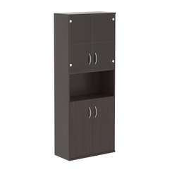 Шкаф комбинированный с малыми стеклянными и глухими дверьми СТ-1.4   770*365*1975 IMAGO