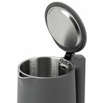 Чайник электрический с двойными стенками SONNEN KT-8719G, 1,5 л, 2200 Вт, графитовый, 454693