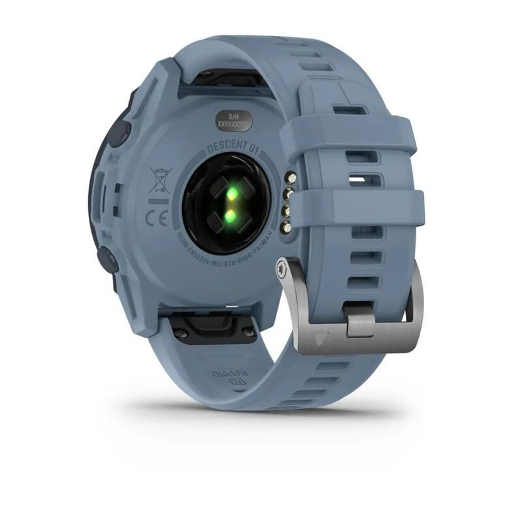 Умные часы Garmin Descent G1 Solar Dive Computer Hurricane Blue