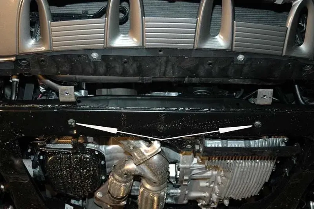 Защита картера и КПП Sheriff для Nissan Murano II (Z51) 2008-2010 арт.15.1593