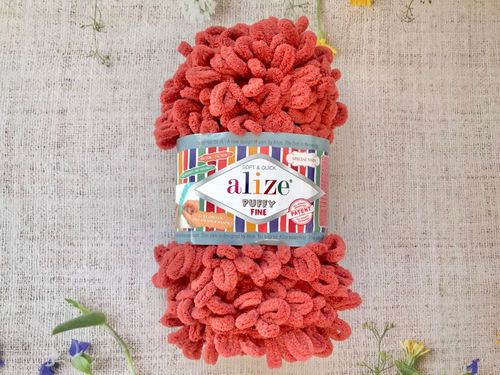 ALIZE &quot;Puffy Fine&quot;, 90 терракот