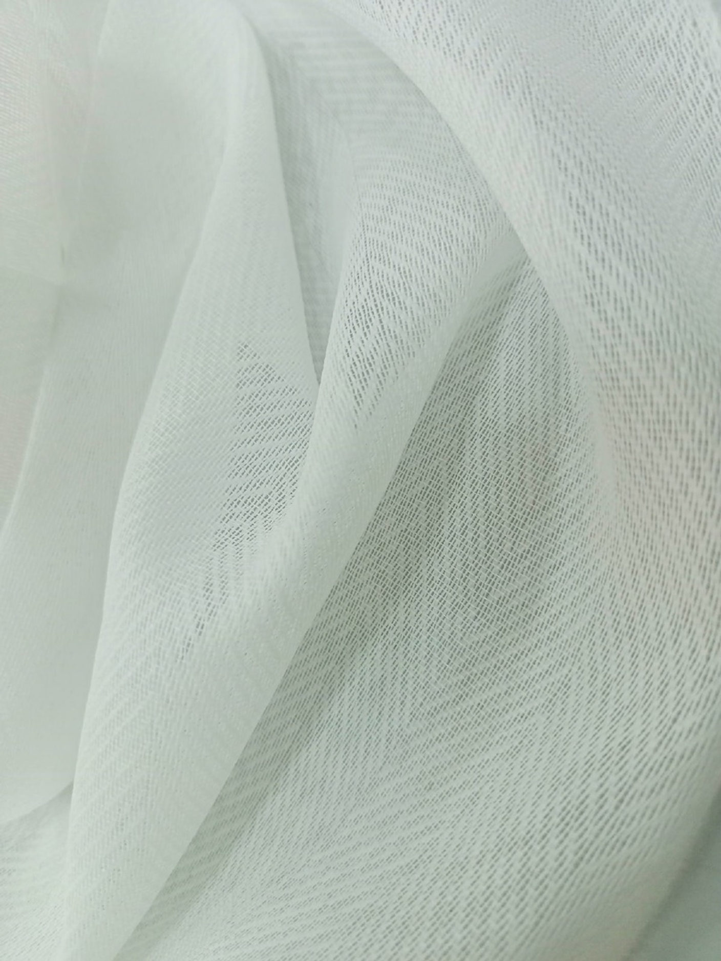 Тюль с переплетением в "Ёлочку"- стильный ,лёгкий,невесомый !!!