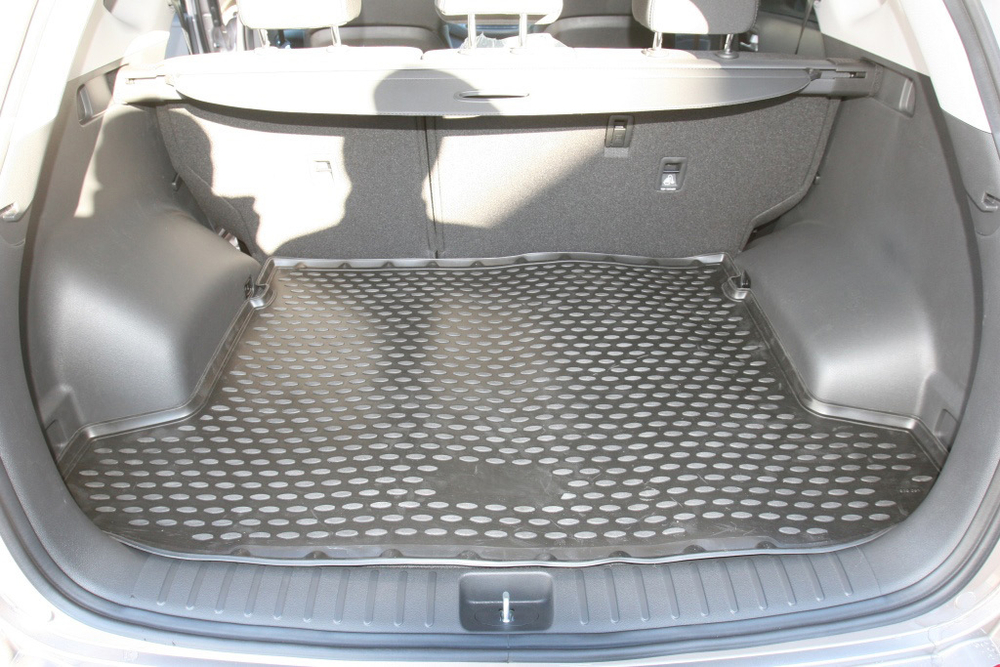 Коврик в багажник для HYUNDAI Tucson (III, IIIr, IV короткая база) 2015-2021, 2020-, внедорожник , 1 шт. (полиуретан) арт.CARHYN00002