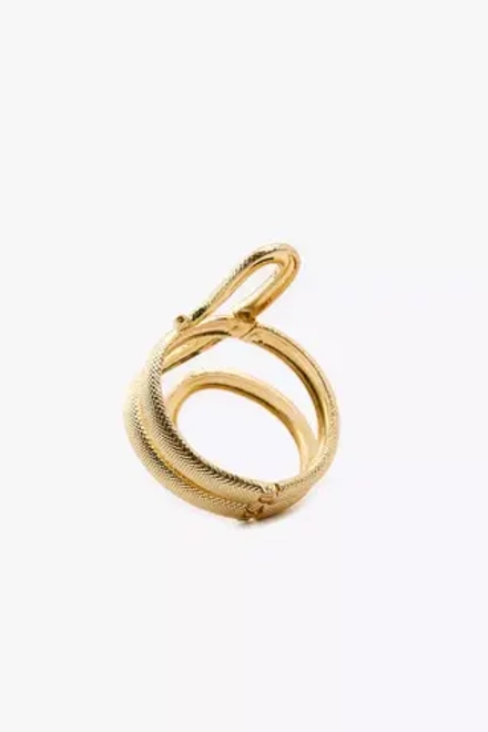 ZARA МЕТАЛЛИЧЕСКИЙ БРАСЛЕТ «ЗМЕЙКА», ЗОЛОТИСТЫЙ